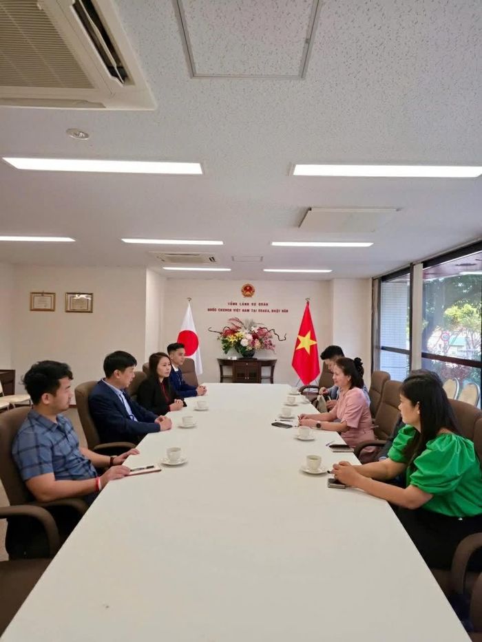 Toàn cảnh buổi làm việc. (Nguồn: Tổng Lãnh sự quán Việt Nam tại Osaka)