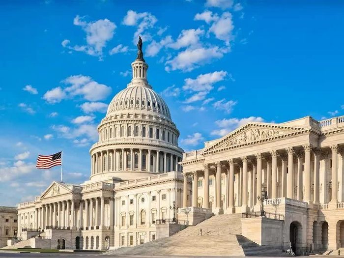 Tòa nhà Quốc hội Mỹ ở Đồi Capitol. (Nguồn: istock)