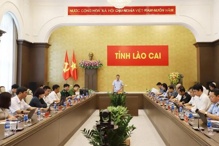 Quang cảnh hội nghị. Ảnh: laocai.gov.vn