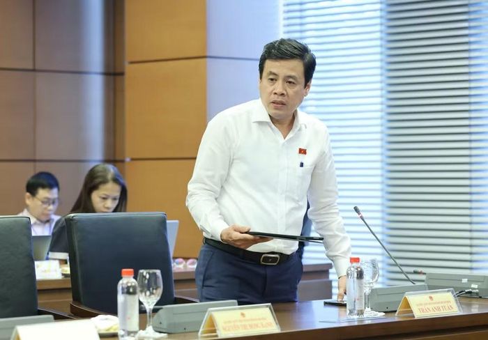 Đại biểu Trần Anh Tuấn (Đoàn TP.HCM). Ảnh: QUANG PHÚC