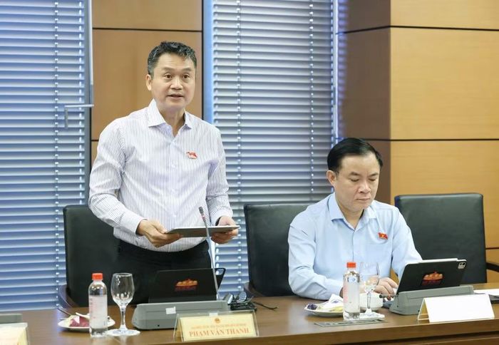 Đại biểu Phạm Văn Thanh (đoàn TP.HCM). Ảnh: QUANG PHÚC