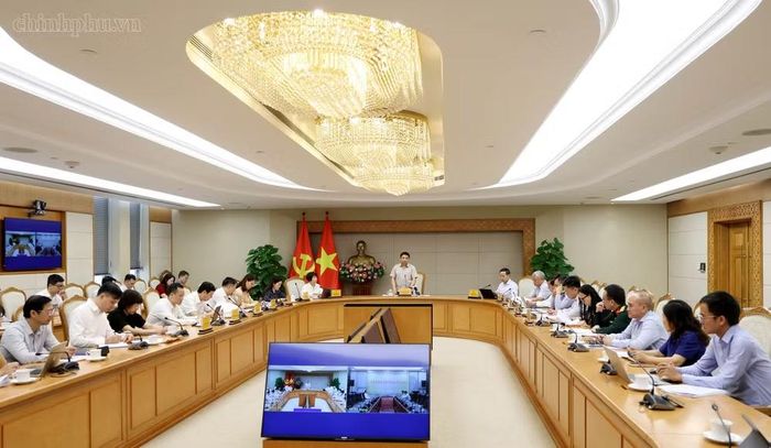 Phó Thủ tướng Nguyễn Văn Thắng chủ trì phiên họp thứ tư của Hội đồng điều hành Trung tâm Tài chính Quốc tế - Ảnh: CP
