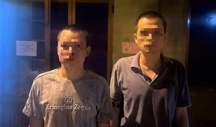 Đối tượng Phan Quốc Huy và Phạm Văn Tài - Ảnh: Công an TP Đà Nẵng.