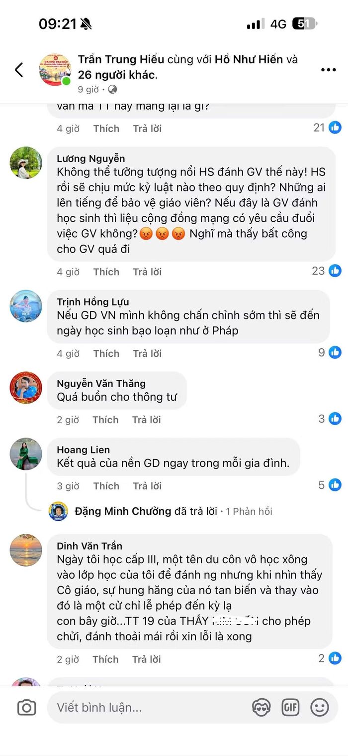 Hàng loạt bình luận trên mạng xã hội về vụ việc.