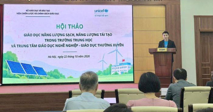 Ông Nguyễn Hoàng Tùng, cán bộ Chương trình Giáo dục UNICEF Việt Nam.