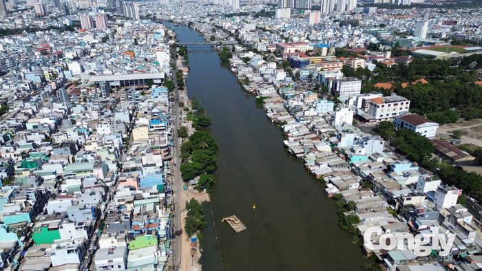 Bờ Bắc kênh Đôi đạt 99,5% mặt bằng.