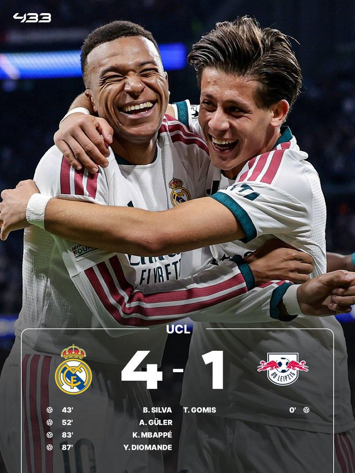 Chiến thắng hoành tráng của Real Madrid