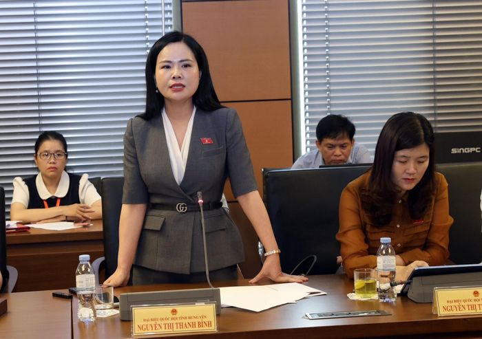 TS. Nguyễn Thị Thanh Bình (đoàn Hưng Yên). Ảnh: Quốc hội