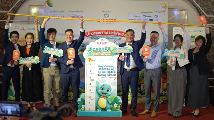 Nghi thức khởi động “Cao Lớn Trước 7 Tuổi” 2026–2027, mở hành trình dự kiến tiếp cận khoảng 10.000 trẻ tại hơn 30 trường mầm non miền Nam