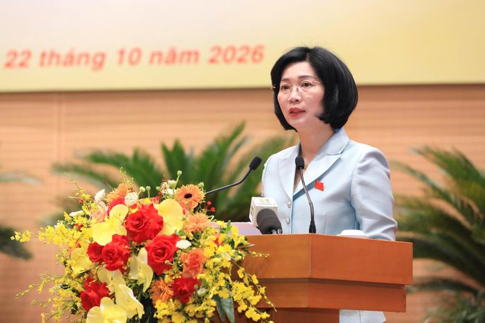 Chủ tịch HĐND TP Hà Nội Phùng Thị Hồng Hà. Ảnh: Lê Hải