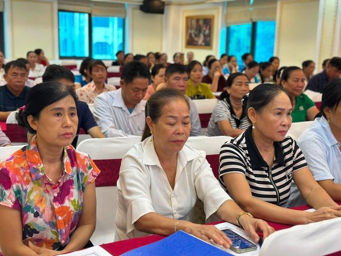Cộng tác viên dân số Thanh Hóa tham gia một sự kiện do ngành y tế địa phương tổ chức. Ảnh: CCDSTH