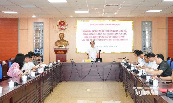 Quang cảnh cuộc làm việc. Ảnh: T.L