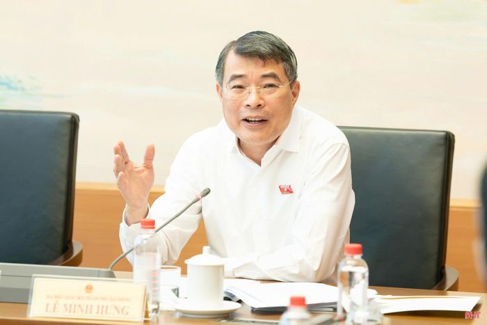 Đồng chí Lê Minh Hưng - Ủy viên Bộ Chính trị, Thủ tướng Chính phủ phát biểu.