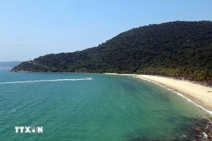 Nhịp sống bình yên ở đảo Cù Lao Chàm, thành phố Đà Nẵng. (Ảnh: Đỗ Trưởng/TTXVN)