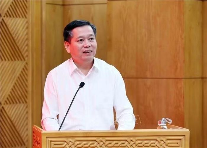 Đồng chí Nguyễn Long Hải, Ủy viên Trung ương Đảng, Phó Bí thư Thường trực Đảng ủy các cơ quan Đảng Trung ương phát biểu chỉ đạo. Ảnh: An Đăng/TTXVN