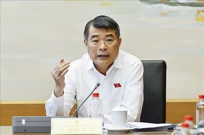 Thủ tướng Lê Minh Hưng, đại biểu Quốc hội TP Hải Phòng phát biểu. Ảnh: Doãn Tấn/TTXVN