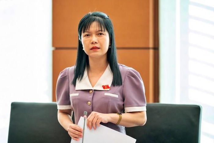Đại biểu Tạ Thị Yên (Ảnh: Media Quốc hội).