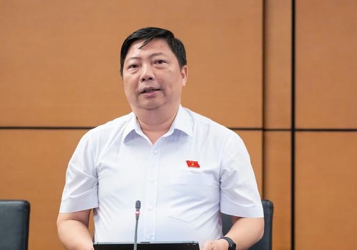 Đại biểu Nguyễn Vũ Trung phát biểu (Ảnh: Media Quốc hội).