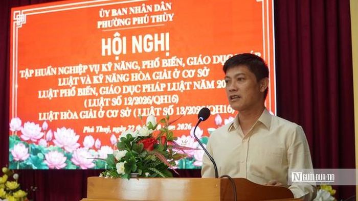 Ông Lê Anh Vũ, chuyên viên Trung tâm Trợ giúp pháp lý thuộc Sở Tư pháp tỉnh Lâm Đồng.