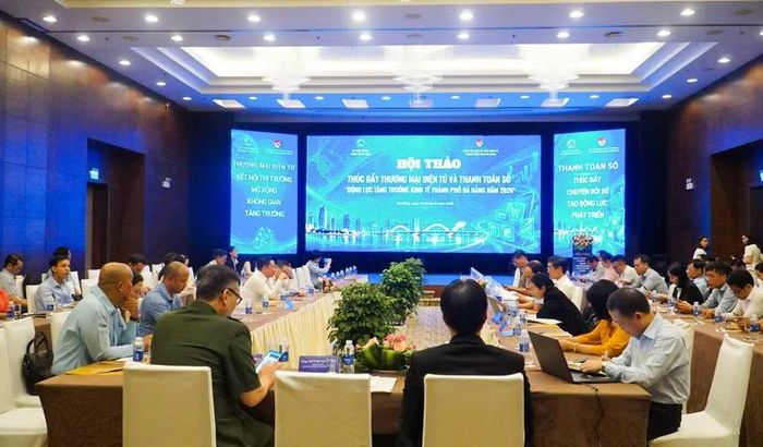 Quang cảnh Hội thảo “Thúc đẩy thương mại điện tử và thanh toán số – Động lực tăng trưởng kinh tế thành phố Đà Nẵng năm 2026”. Ảnh XM.