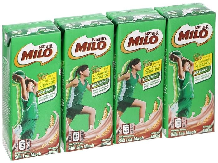 Sản phẩm sữa lúa mạch của Nestlé. Ảnh: BNEWS/TTXVN phát