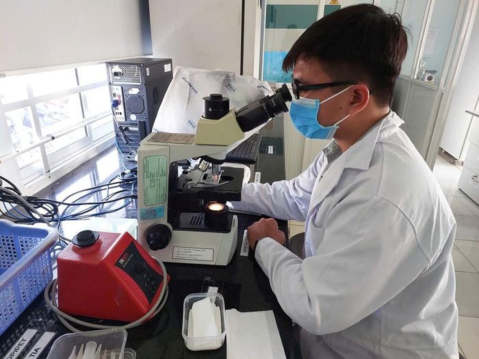 Hoạt động nghiên cứu khoa học. Ảnh: Bích Hồng/Bnews.vnanet.vn