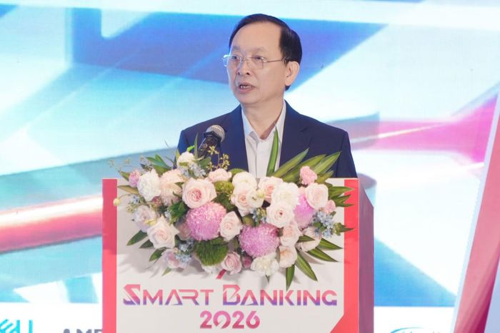 TS. Đào Minh Tú, Phó Chủ tịch kiêm Tổng Thư ký Hiệp hội Ngân hàng Việt Nam phát biểu khai mạc hội thảo