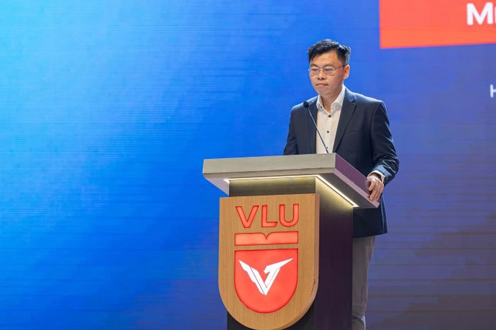 Ông Trương Minh Huy Vũ, Phó Chủ tịch UBND TP.HCM, phát biểu tại sự kiện ra mắt Nền tảng Đổi mới sáng tạo 84X.