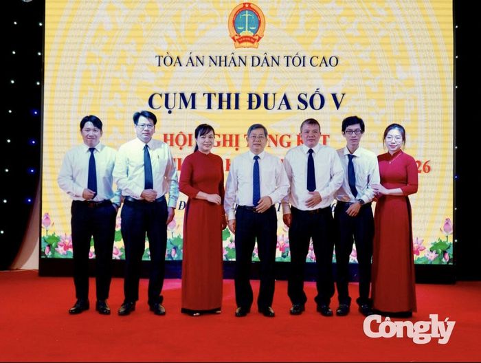 Đại diện TAND khu vực 4 - Khánh Hòa dự Hội nghị tổng kết công tác thi đua, khen thưởng năm 2026 của Cụm thi đua số V tại Lâm Đồng.