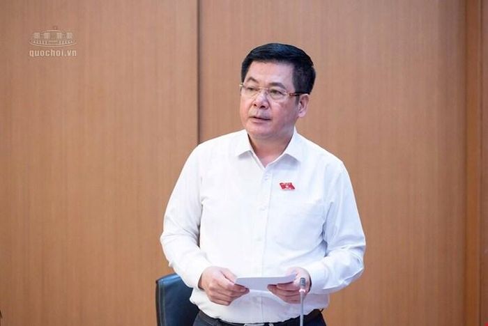 Ủy viên Trung ương Đảng, Phó Chủ tịch Quốc hội Nguyễn Hồng Diên phát biểu tại phiên thảo luận.