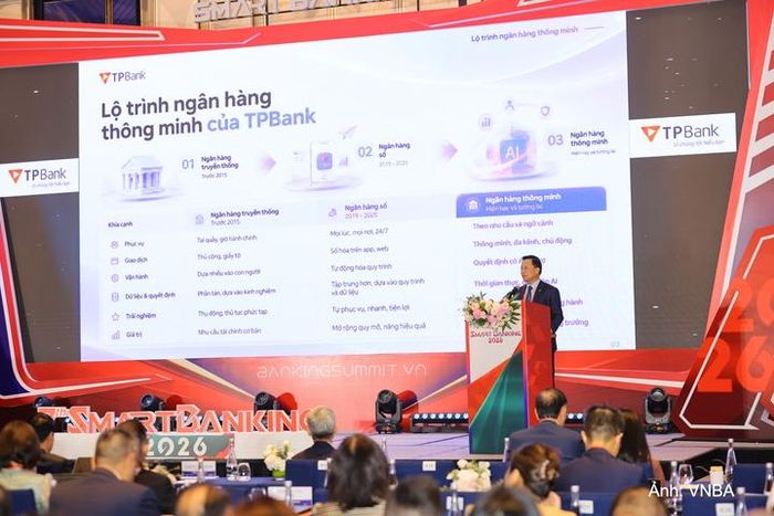 Ông Nguyễn Hưng, Tổng Giám đốc TPBank phát biểu tại sự kiện.