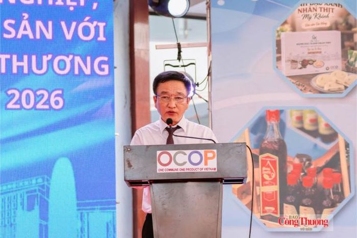 Ông Huỳnh Xuân Sơn, Phó Giám đốc Sở Công Thương TP. Đà Nẵng phát biểu khai mạc chương trình.