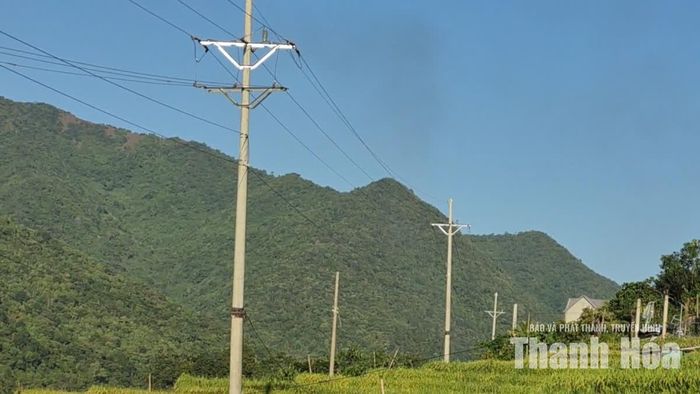 Hệ thống dẫn điện đã cơ bản hoàn thành.