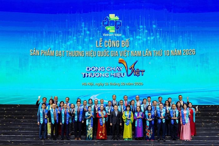 Công ty Cổ phần Mỹ Phẩm Sài Gòn nhận giải thưởng Thương hiệu Quốc gia năm 2026.