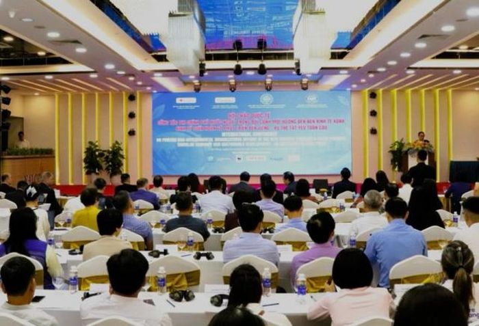 Toàn cảnh hội thảo về Công tác phi chính phủ hướng đến kinh tế xanh, kinh tế tuần hoàn và phát triển bền vững. Ảnh BTC hội thảo.