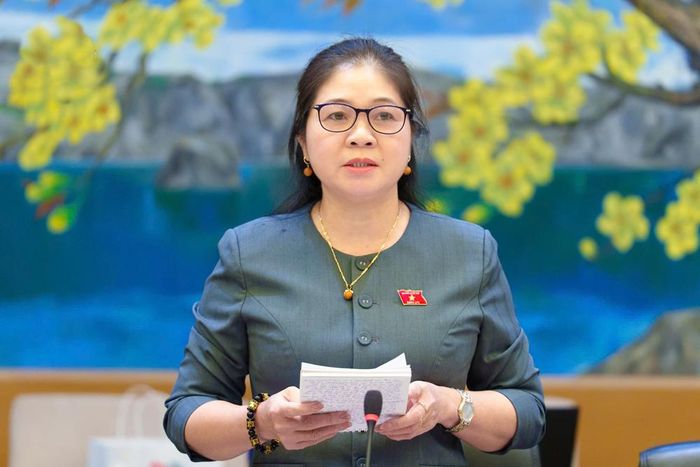 Đại biểu Leo Thị Lịch nêu ý kiến.