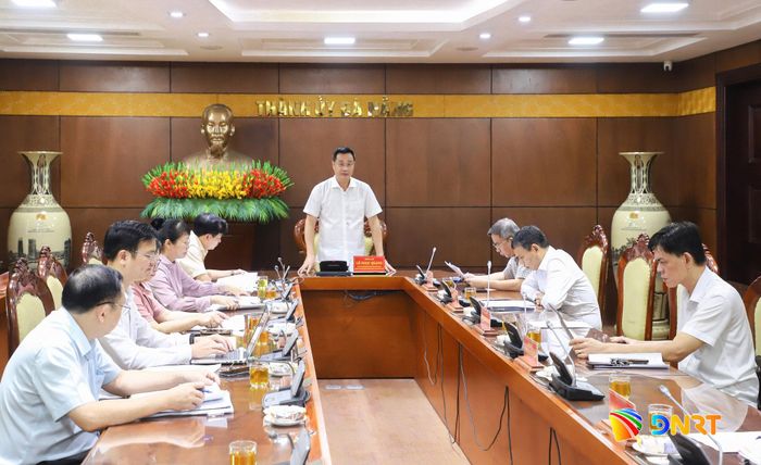 Quang cảnh buổi làm việc. Ảnh: NGỌC PHÚ