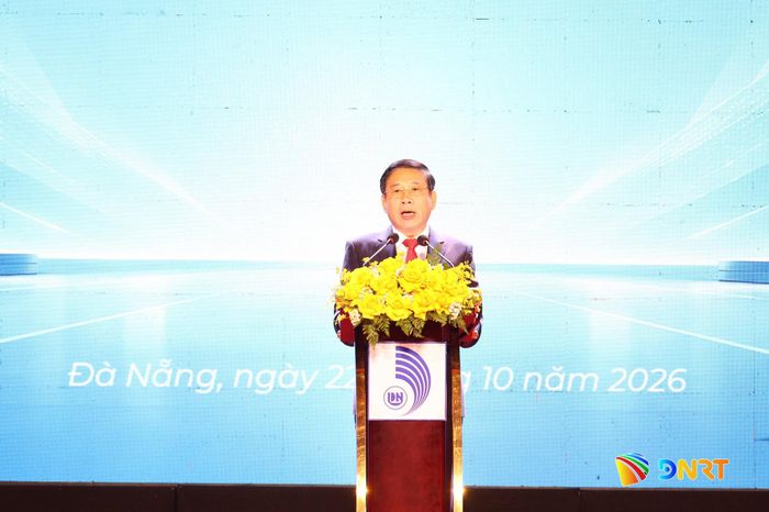 PGS.TS. Nguyễn Mạnh Toàn, Phó Giám đốc Đại học Đà Nẵng phát biểu tại chương trình. Ảnh: NGỌC HÀ
