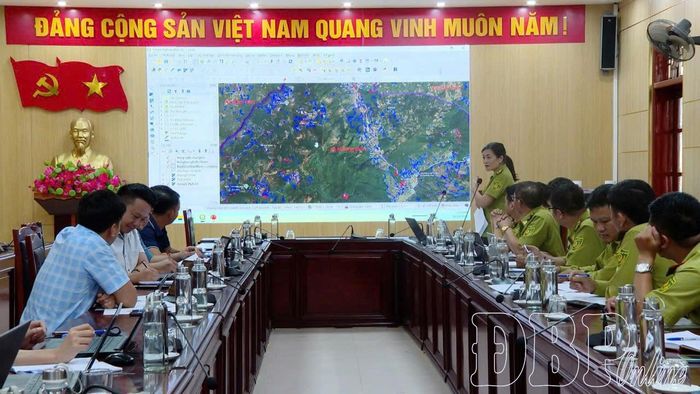 Chi cục Kiểm lâm tỉnh làm việc với xã Chiềng Sinh, Mường Mùn, Quài Tở, Pú Nhung, Tuần Giáo về thực hiện quy định về EUDR.