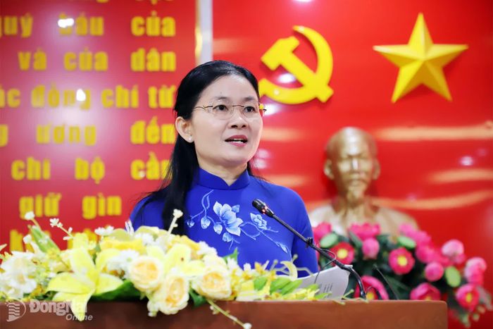 Ủy viên Trung ương Đảng, Phó Bí thư Thường trực Thành ủy, Chủ tịch HĐND thành phố Đồng Nai Tôn Ngọc Hạnh phát biểu chỉ đạo tại hội thảo. Ảnh: My Ny