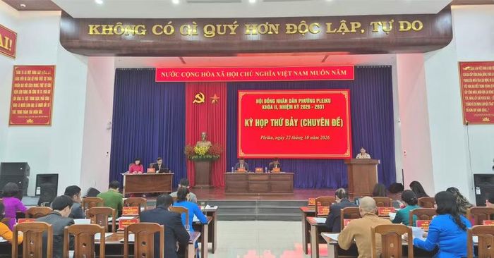 Quang cảnh kỳ họp. Ảnh: Phương Thảo