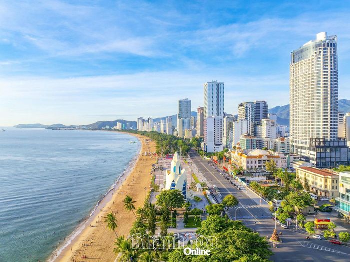 Một góc đô thị Nha Trang.
