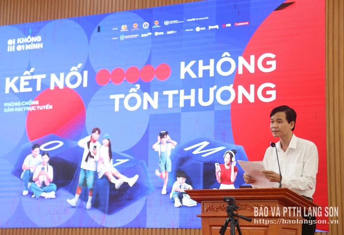 Đại diện Sở Giáo dục và Đào tạo phát động chiến dịch