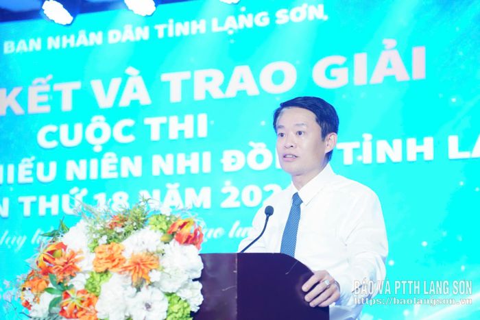 Lãnh đạo Sở Khoa học và Công nghệ báo cáo kết quả cuộc thi