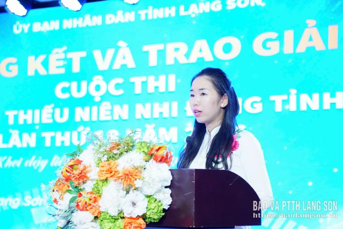 Lãnh đạo Tỉnh đoàn tham luận tại chương trình