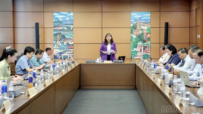 Quang cảnh phiên thảo luận tổ.
