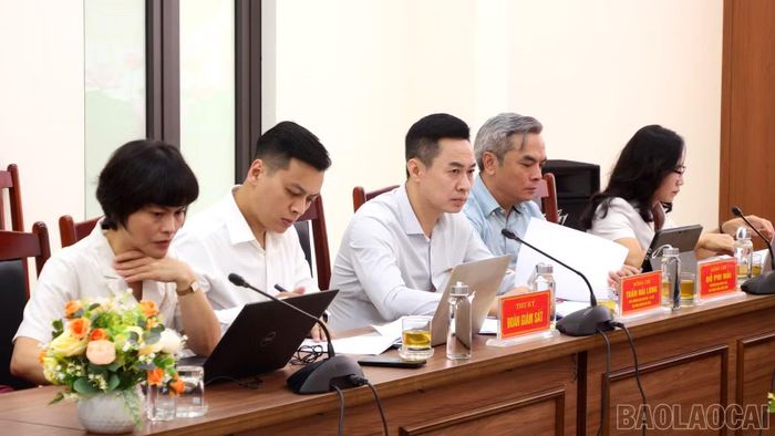 Các đại biểu tham dự buổi giám sát.