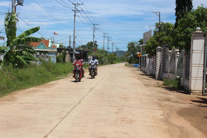 Hồng Sơn hoàn thiện hạ tầng phục vụ sản xuất. (Ảnh Ngọc Bảo)