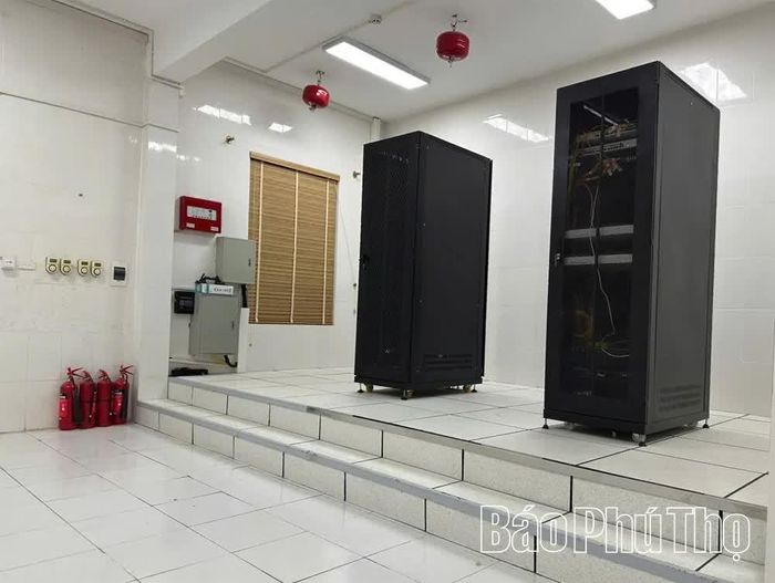 Phòng máy chủ hiện đại được đầu tư, lắp đặt tại Trung tâm từ năm 2025.