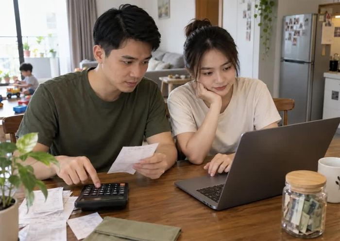 Rà soát ngân sách cuối tháng giúp gia đình nắm được khoản nào cần dự trù lại.